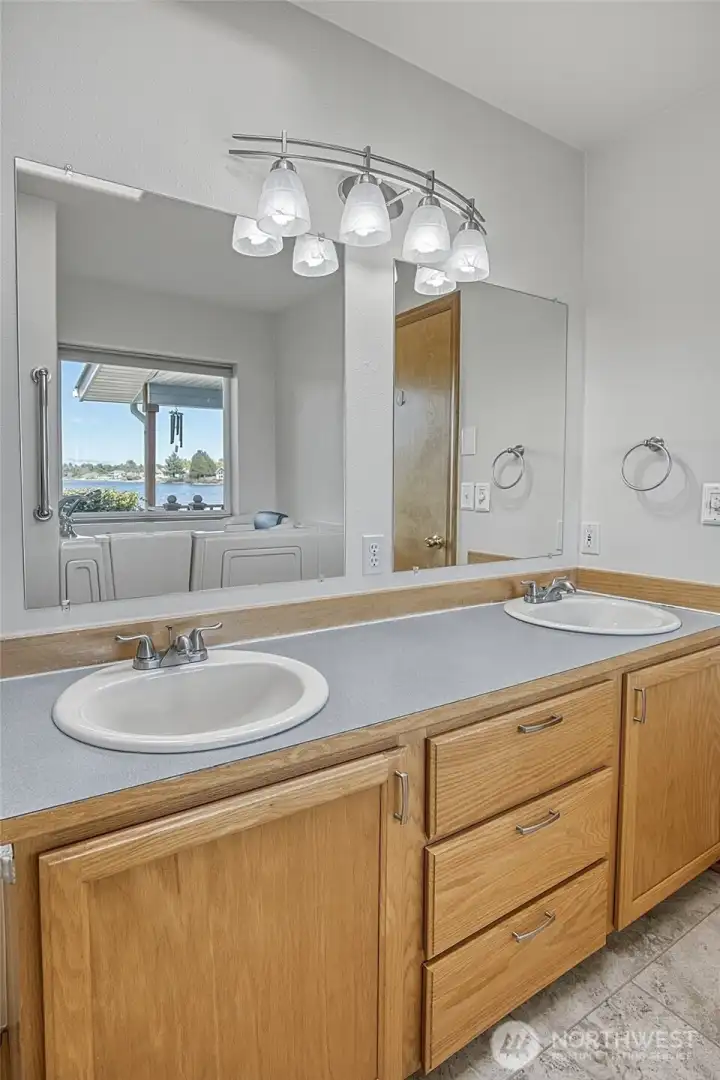 Primary Ensuite - Double Sinks