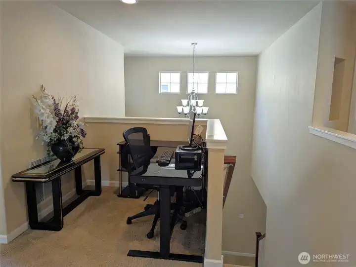 Upstairs loft area