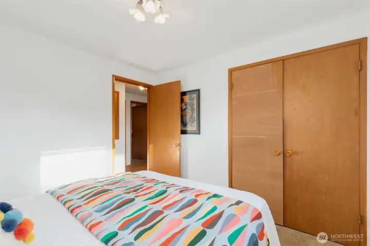 Room for a queen bed.