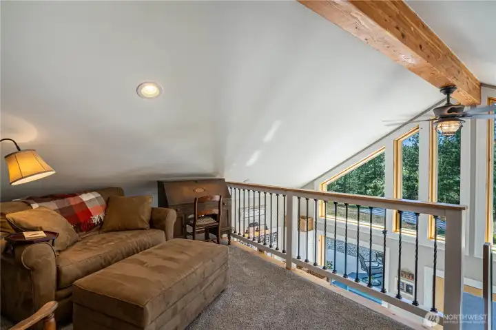 Loft reading area