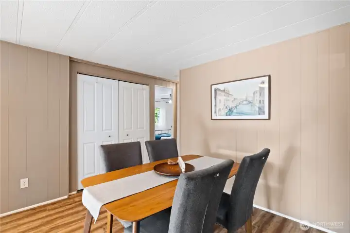 Dining space or office nook Dining space or office nook