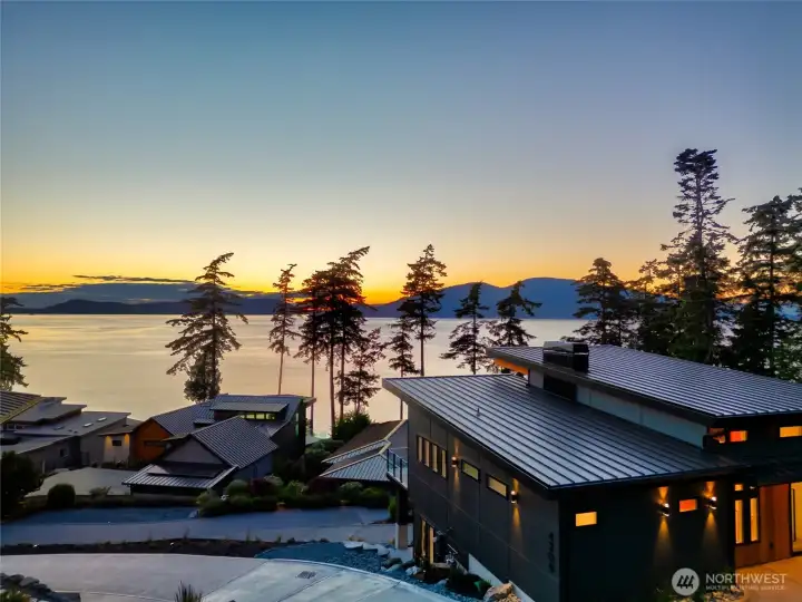 Luxury living with panoramic views of the San Juan Islands.