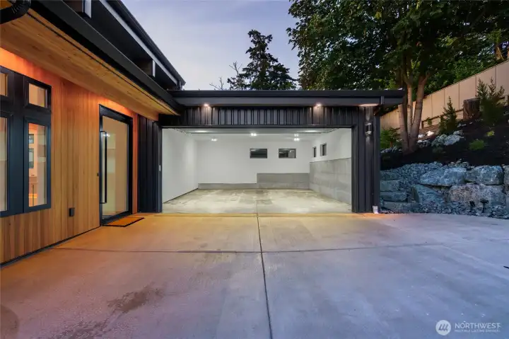 Bright 2-Car Garage.