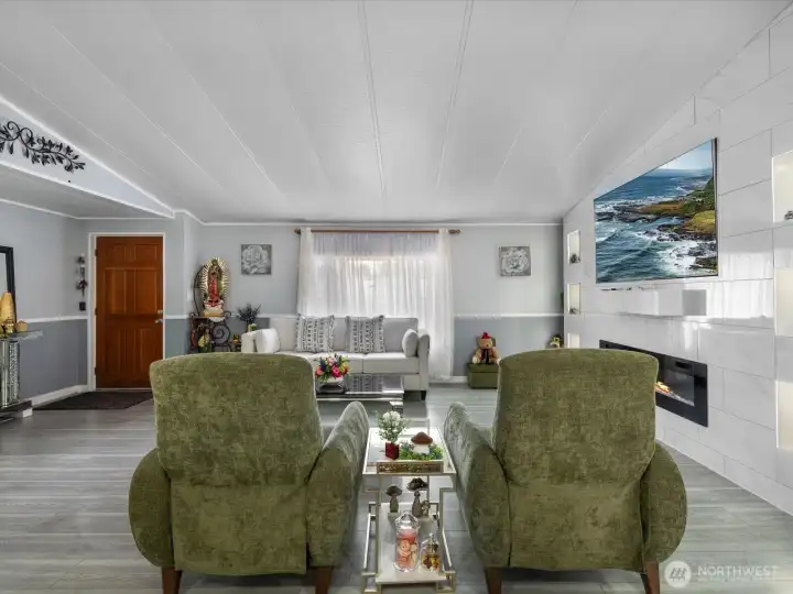 Bright and airy living room