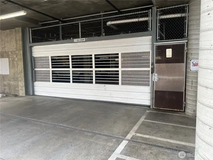 Secure parking garage. Entrance is behind the building. Secure parking garage. Entrance is behind the building.