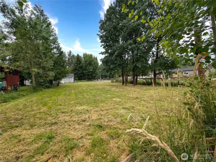 Looking from 97th (front driveway coming) to the south.