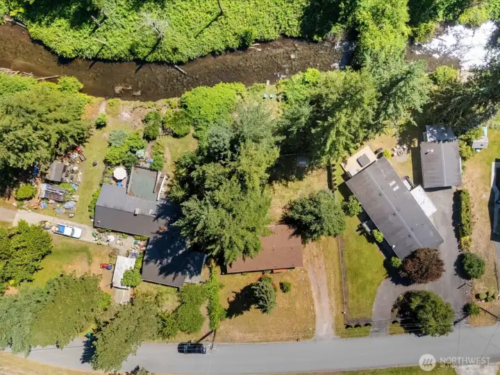 Overhead view of the property. Overhead view of the property.
