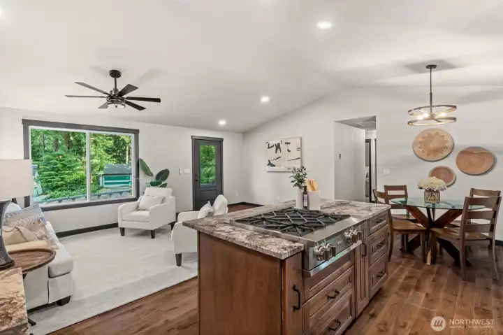 The conversation can always continue with this open layout! The conversation can always continue with this open layout!