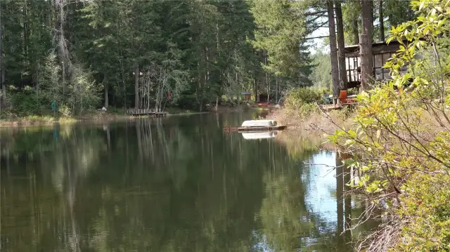 Collins Lake from the property.