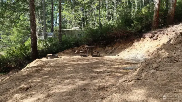 Plenty of room to park an RV and enjoy the lake..