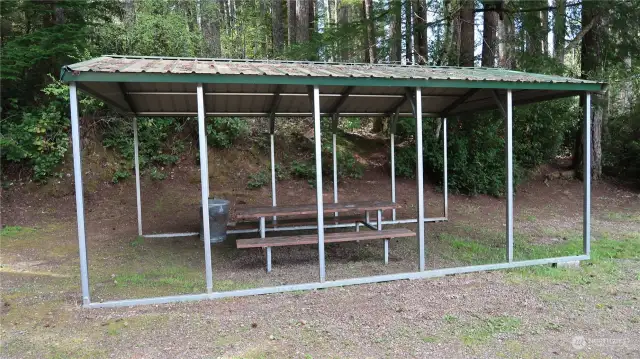 Cover picnic table to enjoy