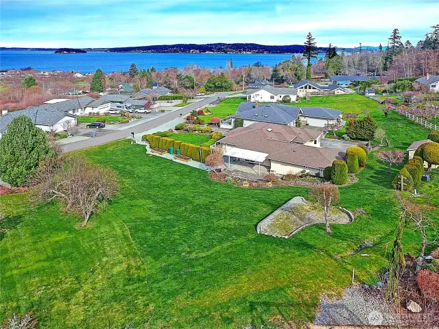 Bonus lot with home to the right.