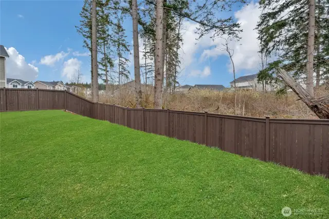 On the Greenbelt! Enjoy privacy and nature right in your backyard.