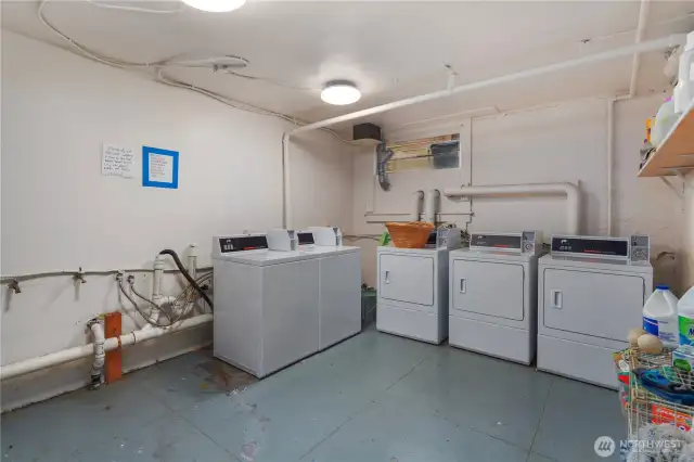 Laundry, located in the basement