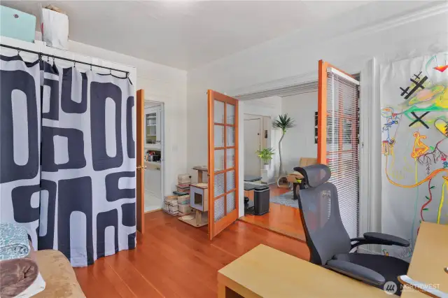 Spacious Den, can be use as an office or second bedroom.