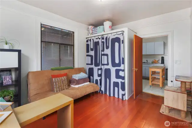 Spacious Den, can be use as an office or second bedroom.