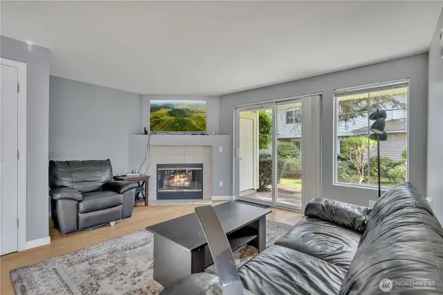 Wood Burning Fireplace
