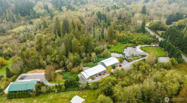 Beyond your private 10 acres, is an additional 40 acres of county-owned protected land, preventing future development. Just imagine all this tranquility, while being just 4 miles from downtown Woodinville and only 20 min to Bellevue.