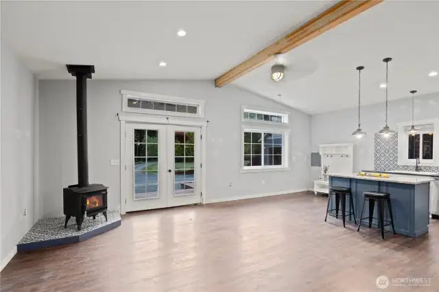 Guest house living room/kitchen