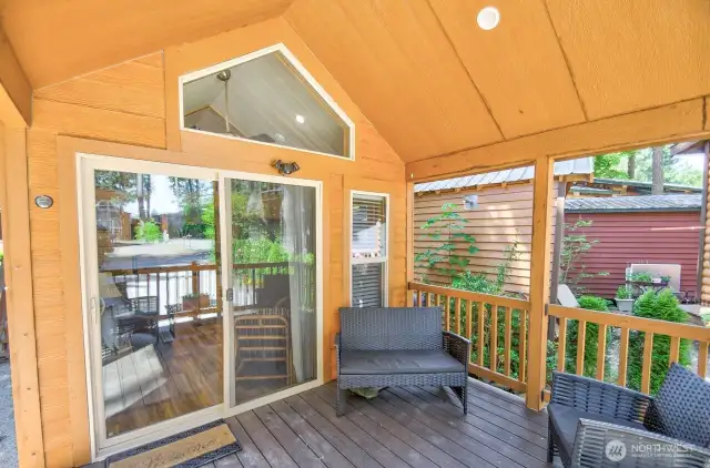 ENTRANCE TO THE CABIN