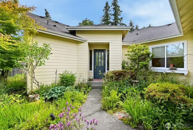 Beautiful garden spaces.