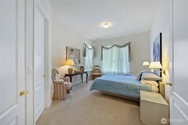 The third bedroom is off to the left of the entry.
