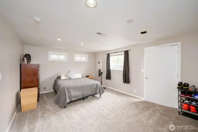 Bedroom 4. Note private entrance.