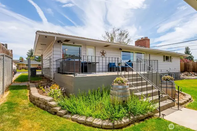 You'll love the outdoor spaces for entertaining.
