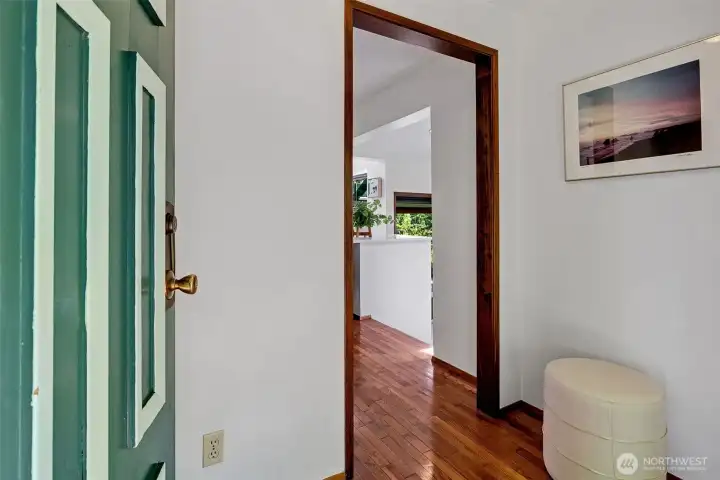 Entry way to main floor.