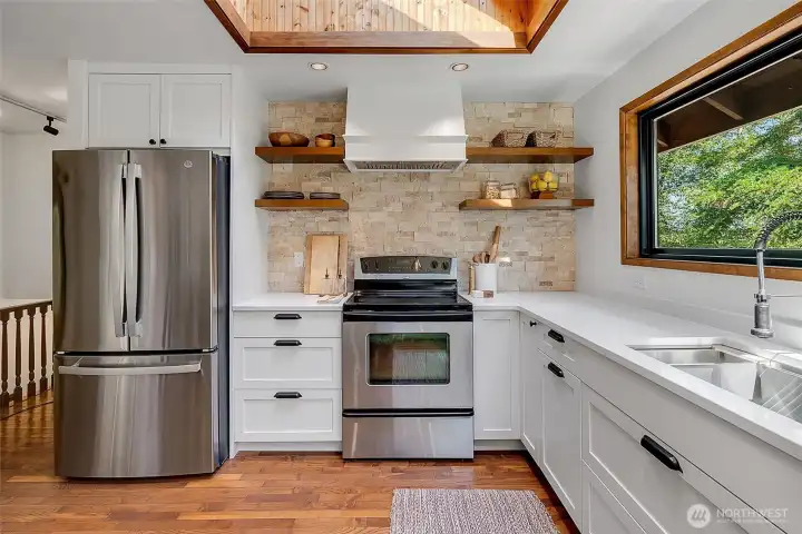 Skylights bring the outside in.