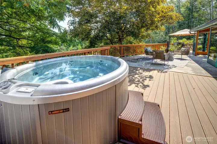 Hot tub purchased in 2023.