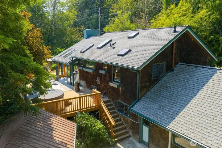 Large lot with full privacy.