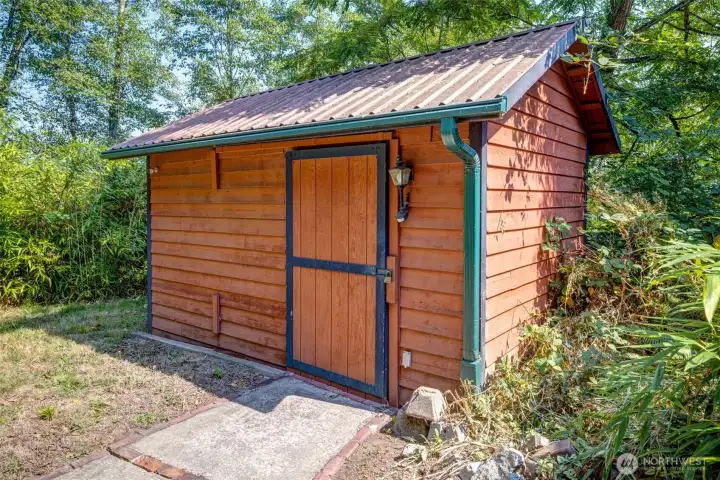 Garden shed.