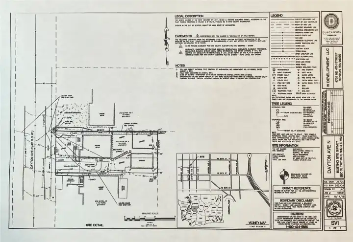 Sight Survey by previous owner.
