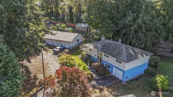 Drone View of property