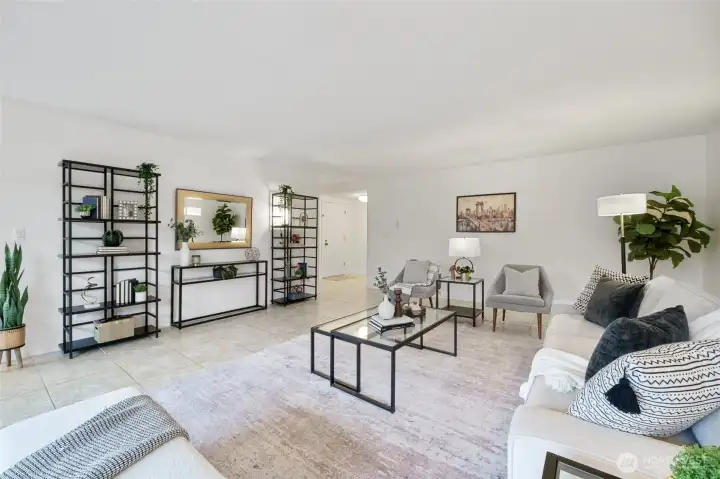 Fresh interior paint adds a crisp, modern touch throughout the home.