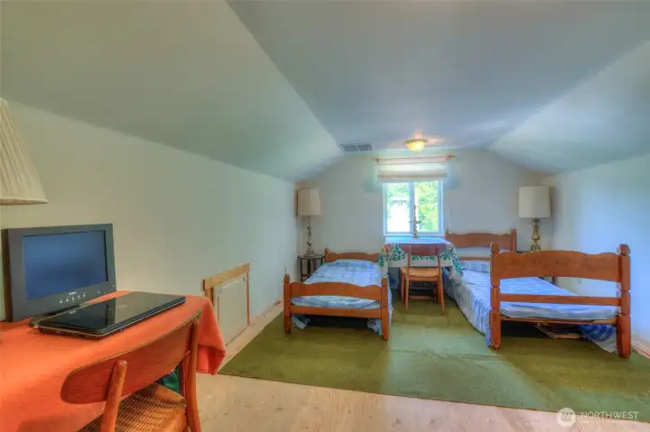 Accessed thru the closet in the primary bedroom is additional guest space with 3/4 bath.