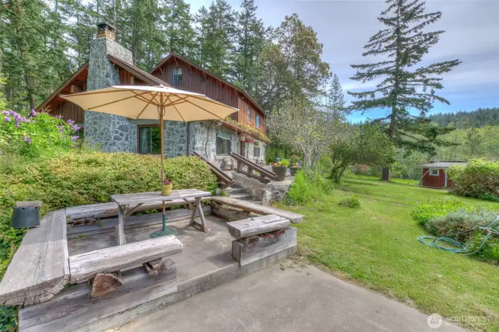 Enjoy picnic area for all day dining as the weather permits