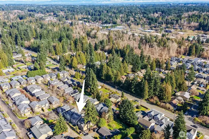 Mill Creek Town Center can be seen at upper right of photo