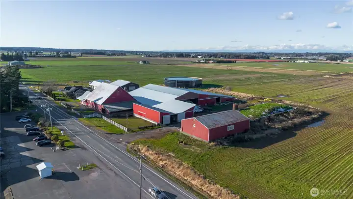 There is plenty of outbuildings for equipment storage along with covered bunker space. There is plenty of outbuildings for equipment storage along with covered bunker space.
