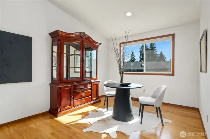 Main floor dining room.