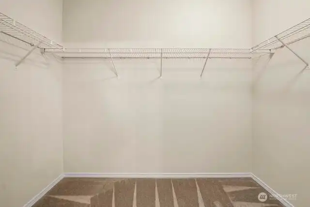 Large primary walk-in closet