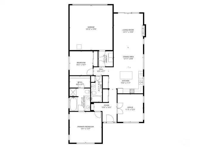 This smart and versatile floorplan is very desirable