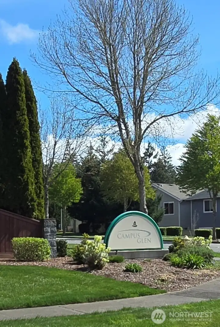 Campus Glen is a tree-lined community with no through traffic