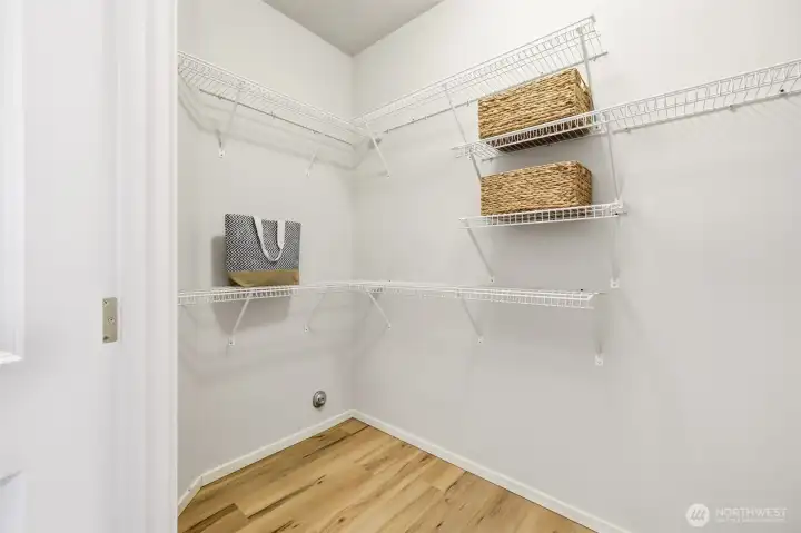 Walk-in Closet in Primary