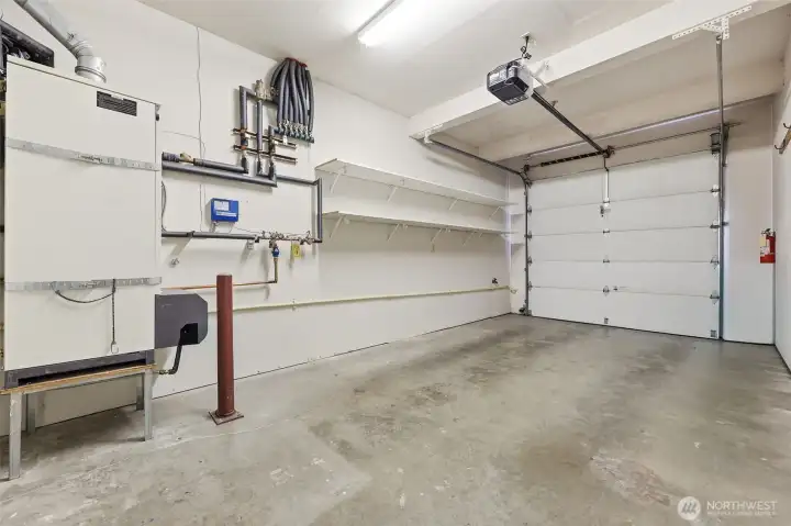 One Car Attached Garage