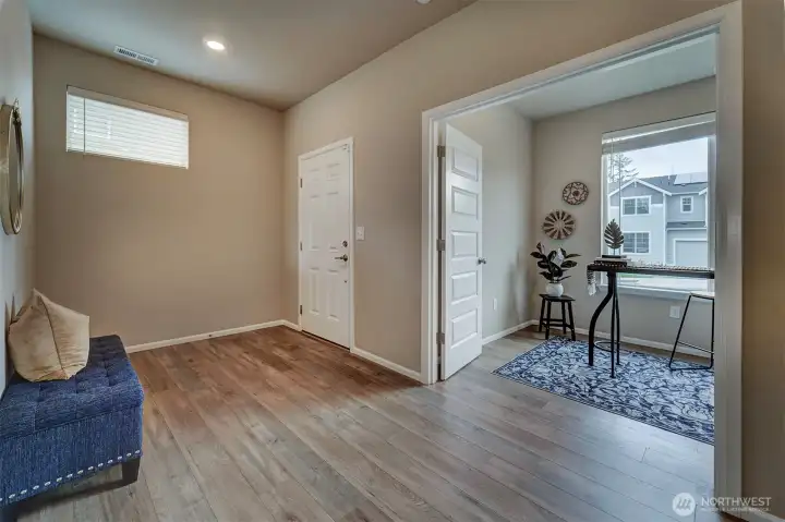 Off the main entrance, you will find the office that brings in great morning sun.