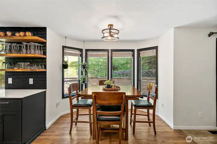 Kitchen with eating space.