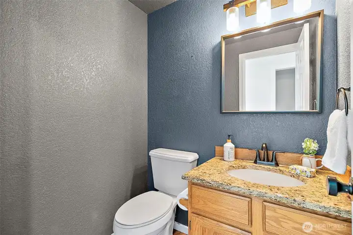 Main floor powder room.