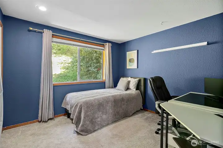 Bright bedrooms.